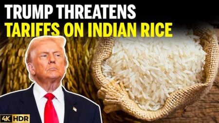 Trump tariffs Indian rice