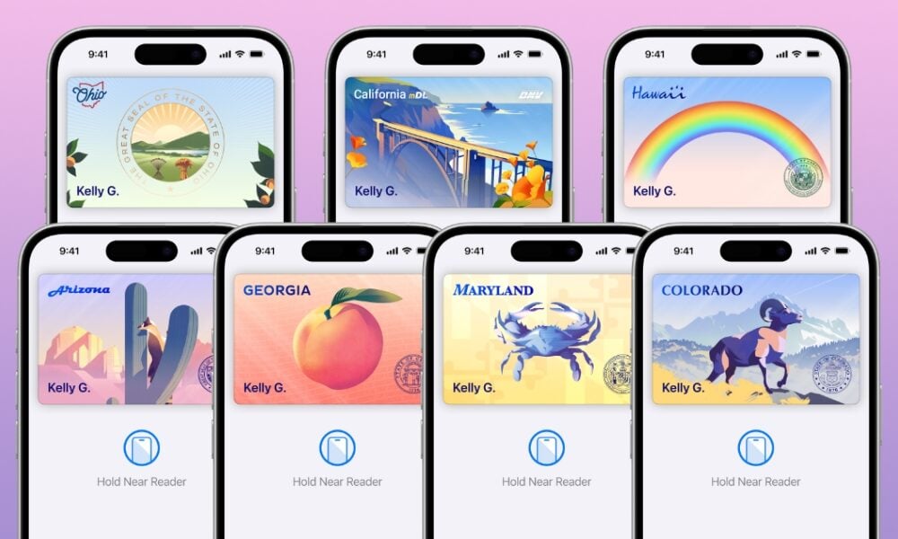 iPhone driver's licenses