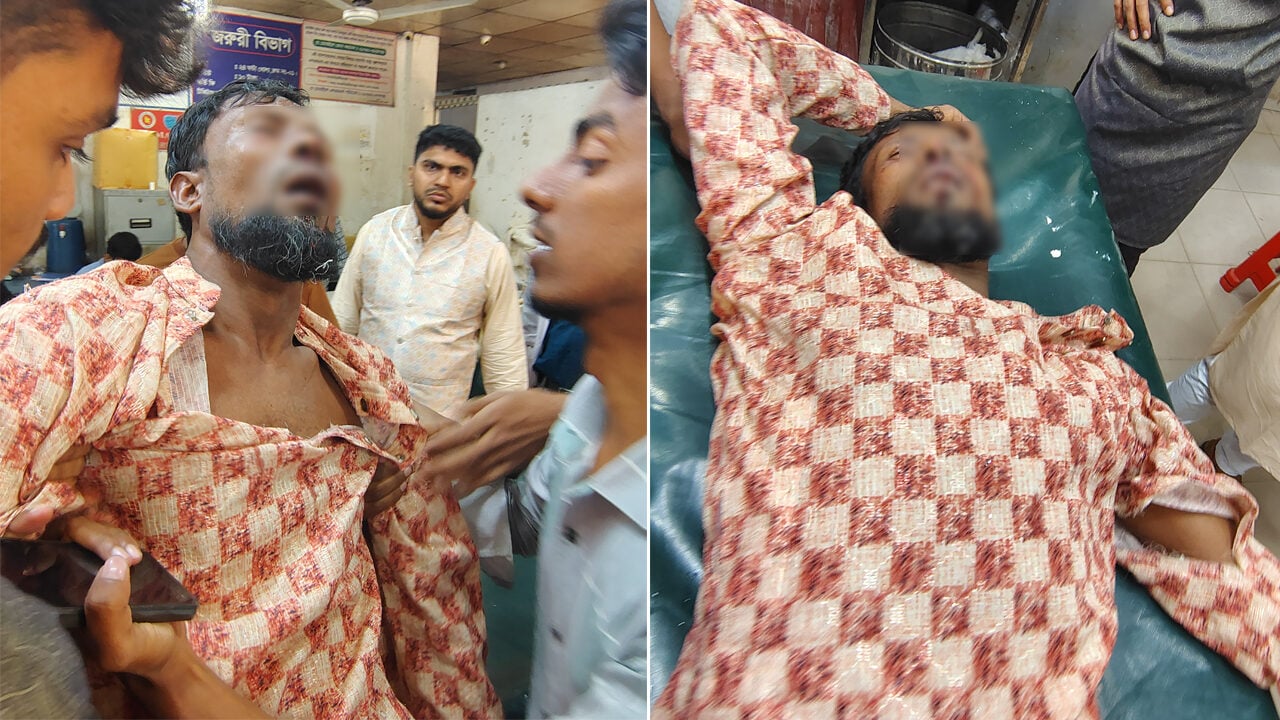 মুসল্লিকে মারধর