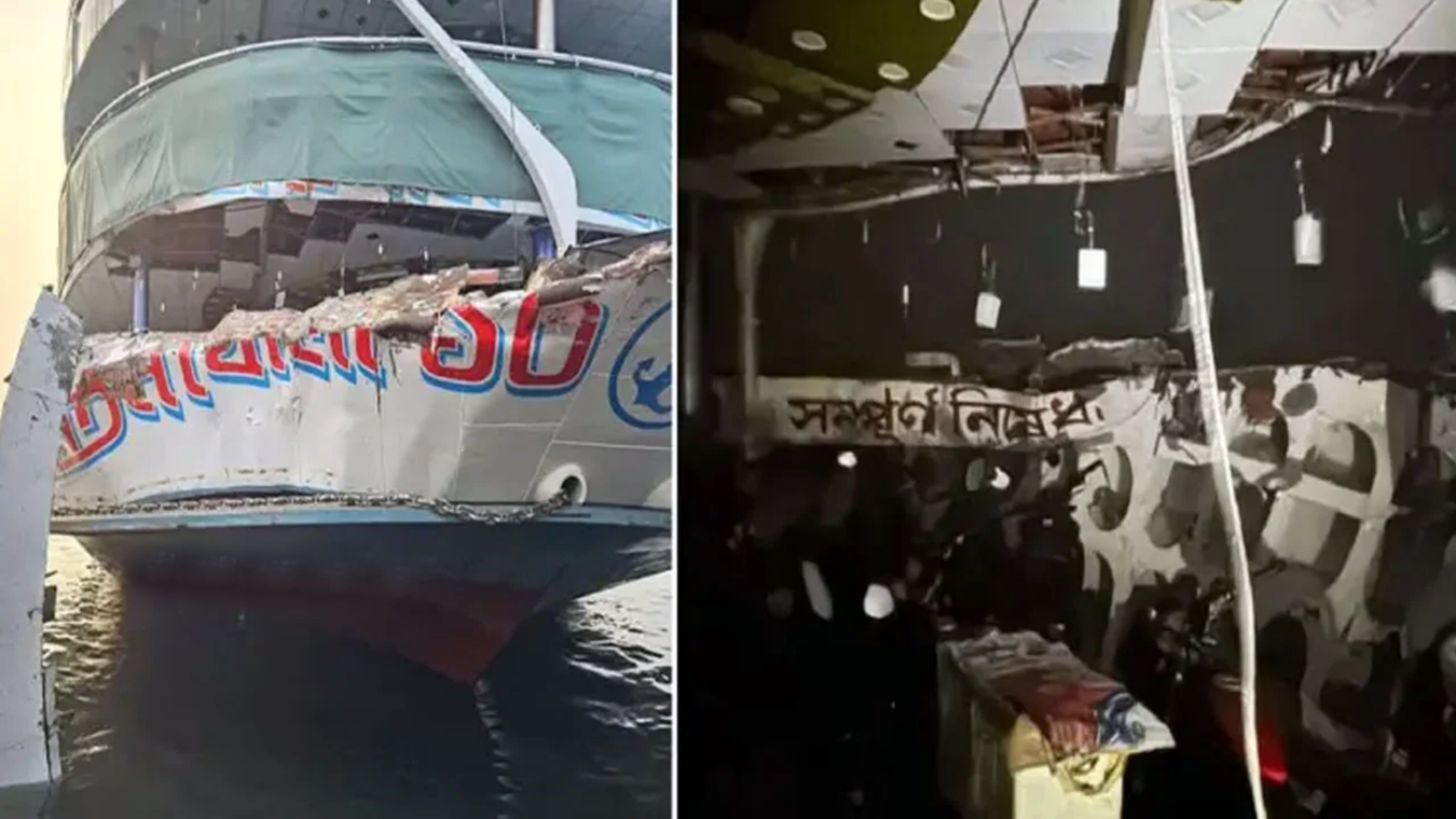 যাত্রীবাহী দুই লঞ্চের