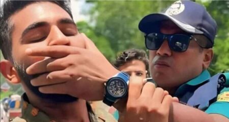 সাফাই সাক্ষ্যতে মুখ চেপে