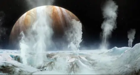 water plumes on Europa