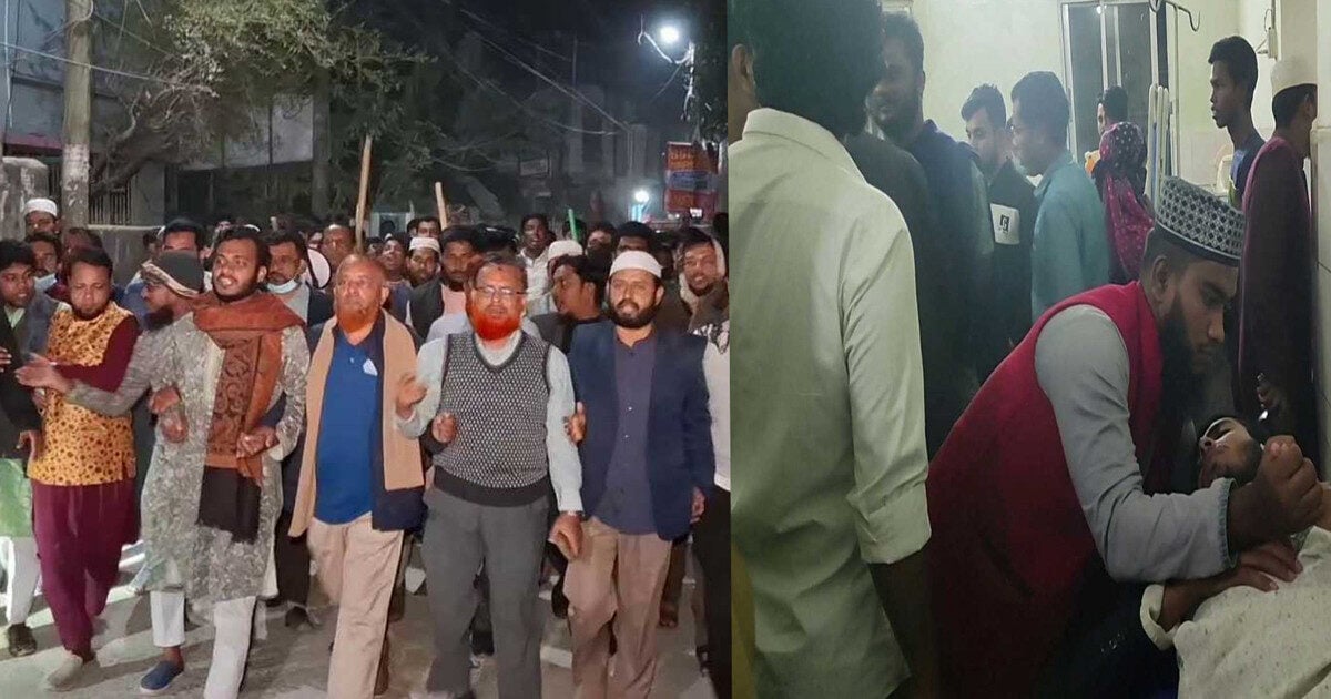 দুই গ্রুপের সংঘর্ষ