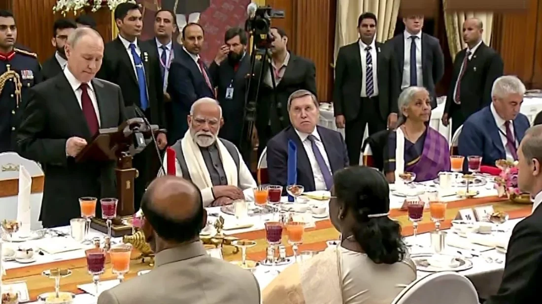 নৈশভোজে নিরামিষ