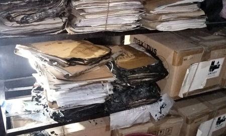 পুড়েছে নথিপত্র