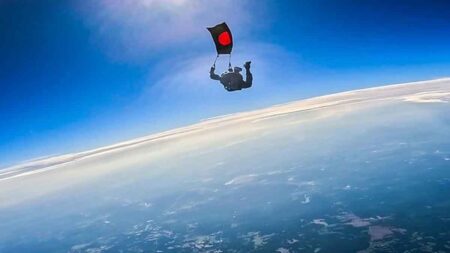 সর্ববৃহৎ পতাকা প্যারাস্যুটিং