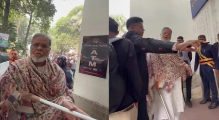 লাঠি দিয়ে আদালতে সাংবাদিককে মারলেন বিএনপি প্রার্থী মুন্সি BNP