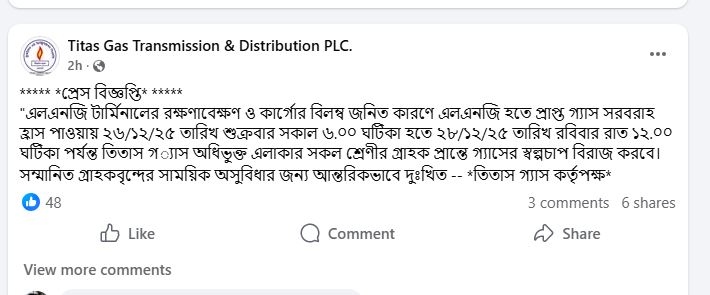 গ্যাসের চাপ