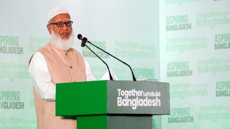 ‘নতুন বাংলাদেশ’র নীতিগত রূপরেখা তুলে ধরলেন জামায়াত আমির জামায়াত আমির