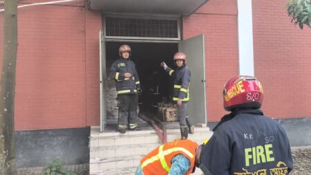 Fire in Capacitor Bank