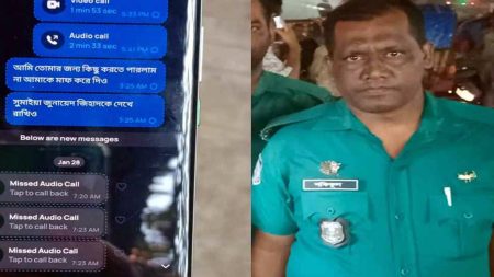 মেয়েকে ‘শেষ বার্তা’ পাঠিয়ে পুলিশ সদস্যের আত্মহত্যা পুলিশ ফাঁড়ি