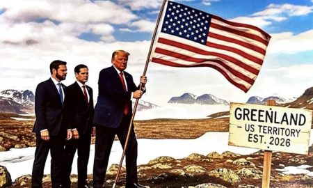 ‘গ্রিনল্যান্ডে মার্কিন পতাকা উড়ালেন’ ট্রাম্প Trumps
