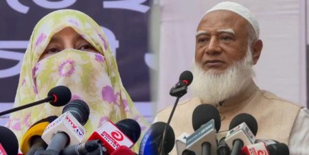 ভোট চাইলেন জামায়াত আমিরের স্ত্রী জামায়াত আমিরের স্ত্রী