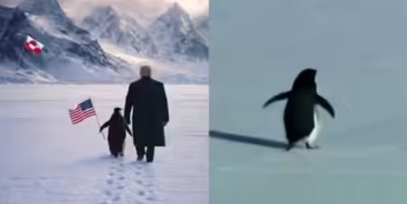 White House AI Image of Trump Revives the Penguin Meme Online the penguin meme