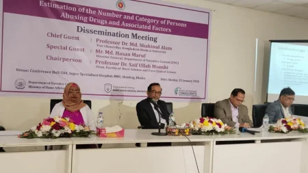 দেশে ৮২ লাখ মানুষ মাদকাসক্ত, সবচেয়ে বেশি গাঁজার ব্যবহার: গবেষণা অবৈধ মাদক ব্যবহার