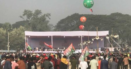 চট্টগ্রামে তারেক রহমানের সমাবেশে নেতাকর্মীদের ঢল নেতাকর্মীদের ঢল