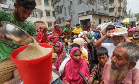 ৪১৯ উপজেলায় ভর্তুকি মূল্যে ওএমএসের চাল বিক্রি শুরু চাল