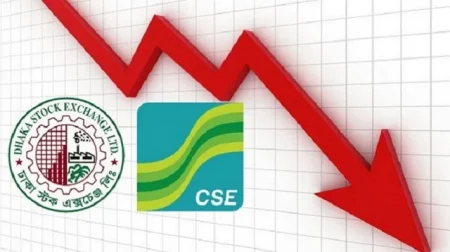 সূচকের পতন