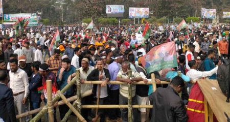 বরিশালে তারেক রহমানের জনসভা শুরু, নেতাকর্মীদের ঢল বরিশালে তারেক রহমান