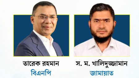 তারেক রহমান-খালিদুজ্জামানের হাড্ডাহাড্ডি লড়াইয়ের পূর্বাভাস তারেক রহমান