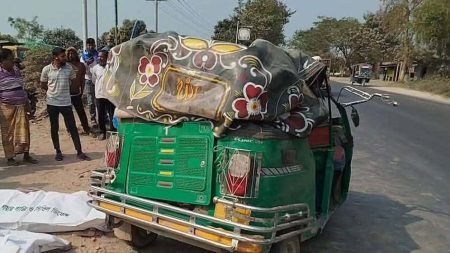 ট্রাক-অটোরিকশা মুখোমুখি সংঘর্ষে নিহত ৫ CNG