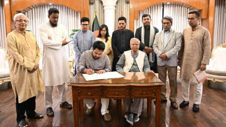 জুলাই সনদে স্বাক্ষর করল এনসিপি, ধন্যবাদ জানালেন প্রধান উপদেষ্টা July