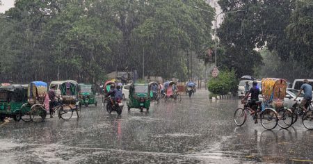 বজ্রসহ বৃষ্টির আভাস