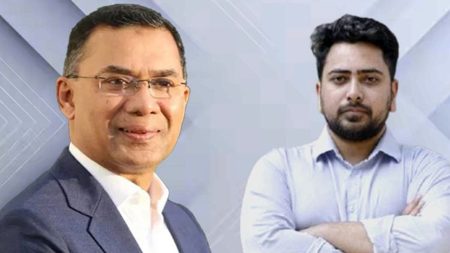 এনসিপি’র আহ্বায়ক নাহিদ ইসলামের বাসায় তারেক রহমান তারেক রহমান