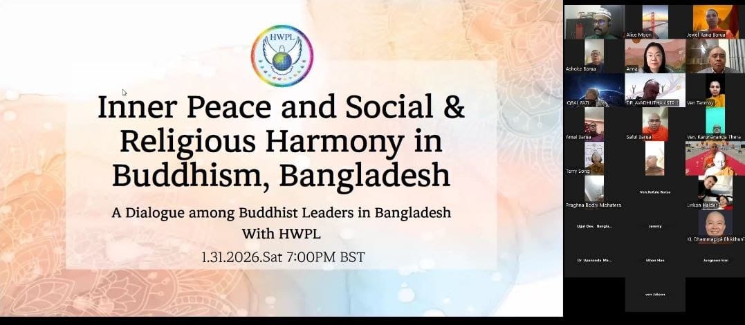 Inner Peace and Social & Religious Harmony in Buddhism, Bangladesh