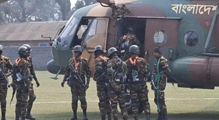 সেনাবাহিনীর নির্বাচনকালীন