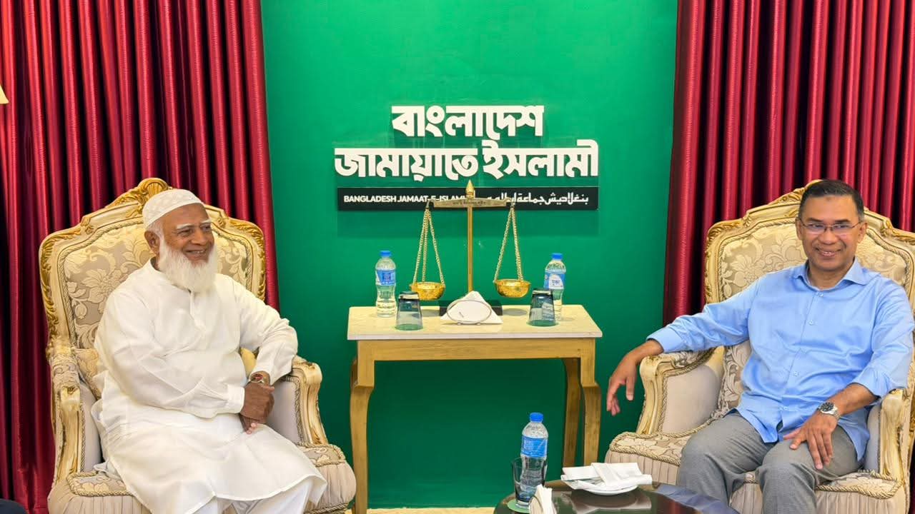 প্রধানমন্ত্রী হিসেবে তারেক রহমানকে অগ্রিম অভিনন্দন জানালেন জামায়াত আমির