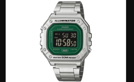 Casio Affordable W218HD-3AV Digital Watch Launches With Green Dial Casio affordable W218HD-3AV digital watch