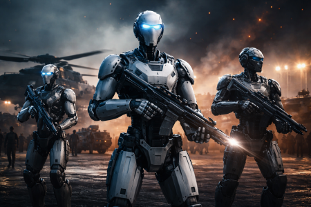 HUMANOID ROBOT DEFENDERS MOVE FROM FACTORY FLOORS TOWARD SECURITY ROLES Humanoid Robot Defenders
