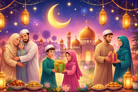Eid Ul Fitr Eid Mubarak Wishes For Family Friends And Community Eid ul fitr eid mubarak wishes