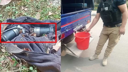 সুপ্রিম কোর্টের ভেতর থেকে ৬ সাউন্ড গ্রেনেড উদ্ধার গ্রেনেড উদ্ধার