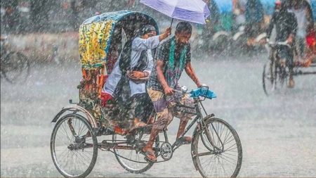 বৃষ্টির আবহাওয়ার খবর