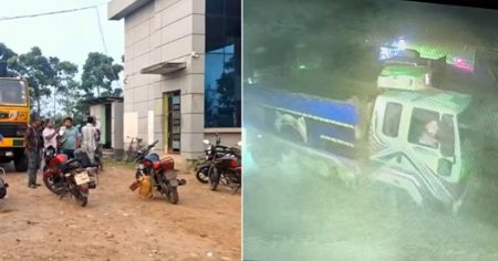 তেল না পেয়ে বাকবিতণ্ডার জেরে পাম্প ম্যানেজারকে ট্রাকচাপায় হত্যার অভিযোগ! ট্রাকচাপা দেওয়ার অভিযোগ