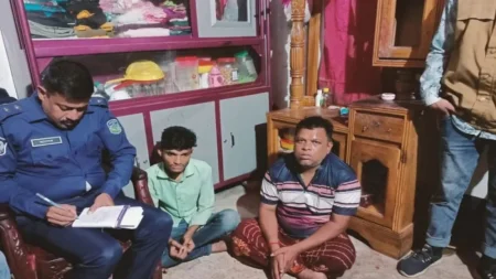 বাবাসহ আটক জামাই