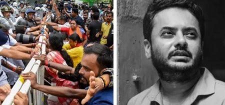 শোকস্তব্ধ পরিবেশে হঠাৎ বিতর্ক, রাহুলের বাড়ির সামনে উত্তেজনা রাহুল