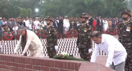 সাভারের স্মৃতিসৌধে রাষ্ট্রপতি ও প্রধানমন্ত্রীর ২৬ মার্চের শ্রদ্ধা নিবেদন শ্রদ্ধা নিবেদন