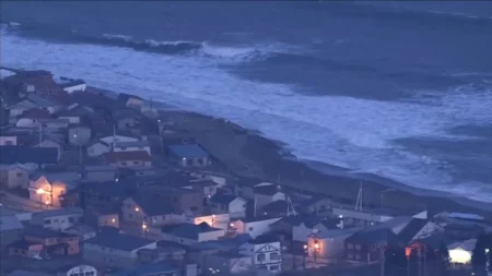 Japan Earthquakes Tsunami Warning Prompts Fresh Caution Along Northern Coast Japan earthquakes tsunami warning