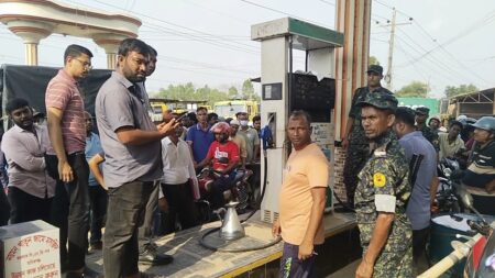 গুডলাক পাম্পে পরিমাপে কারচুপি, ৫০ হাজার টাকা জরিমানা Good luck pump