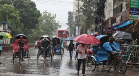 আগামী পাঁচ দিন বজ্রবৃষ্টিতে ভিজতে পারে দেশ, সতর্কতা জারি বৃষ্টি