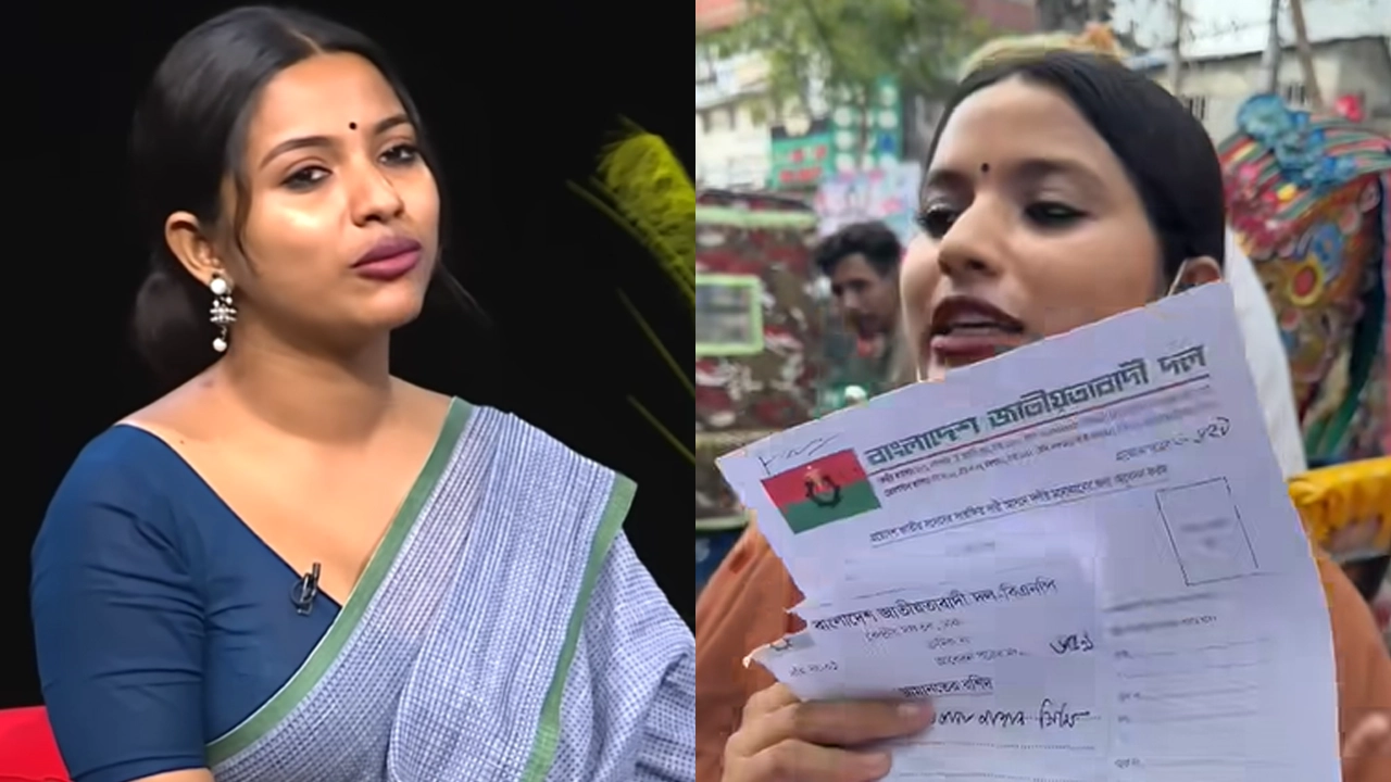 বিএনপির মনোনয়ন পেলেন না ফারজানা সিঁথি