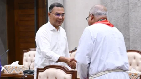 প্রধানমন্ত্রীর সঙ্গে প্রোটেস্ট্যান্ট চার্চের নেতাদের শুভেচ্ছা বিনিময় Tarak Rahman