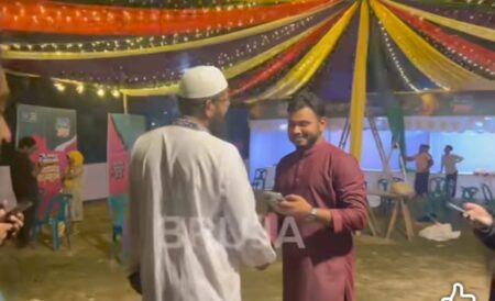 বেরোবিতে নিষেধাজ্ঞা অমান্য করে শিবিরের লাইটিং, বন্ধে প্রশাসনের অভিযান বেরোবি