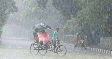 সারা দেশে বজ্রবৃষ্টির আভাস বজ্রবৃষ্টির