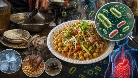 চটপটিতে মলমূত্রের ব্যাকটেরিয়া
