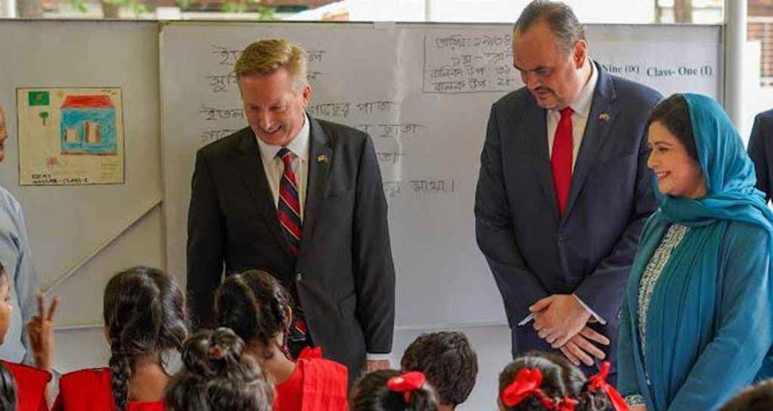 ‘সুরভি স্কুল’ পরিদর্শনে মার্কিন বিশেষ দূত