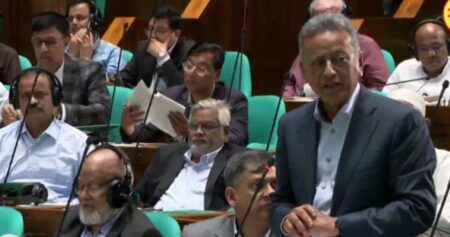 দেশে মাথাপিছু আয় বেড়ে ২,৭৬৯ ডলার: সংসদে অর্থমন্ত্রী অর্থমন্ত্রী